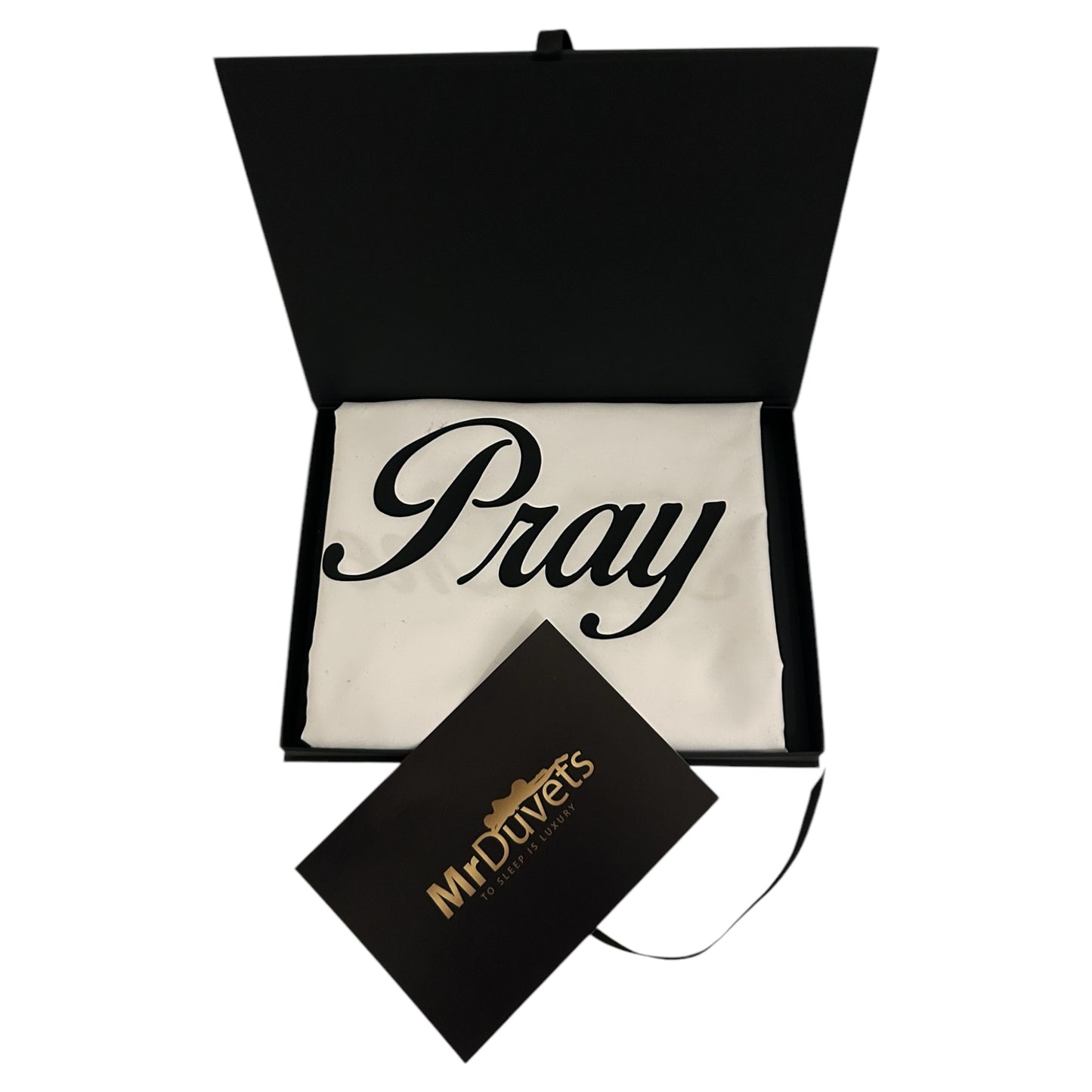 Pray White Pillowcase Set