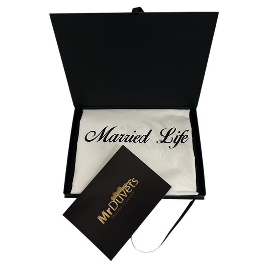 Married Life White Pillowcase Set