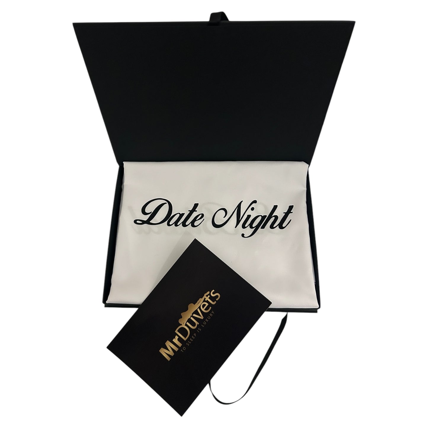 Date Night White Pillowcase Set