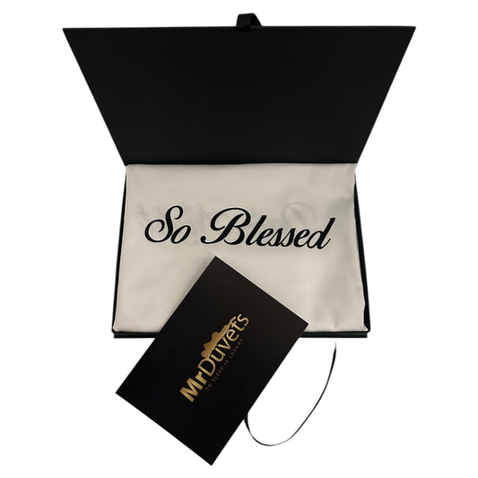 So Blessed White Pillowcase Set