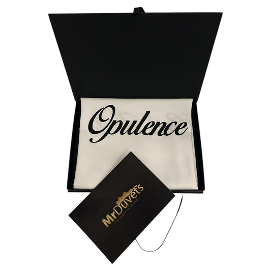 Opulence White Pillowcase Set