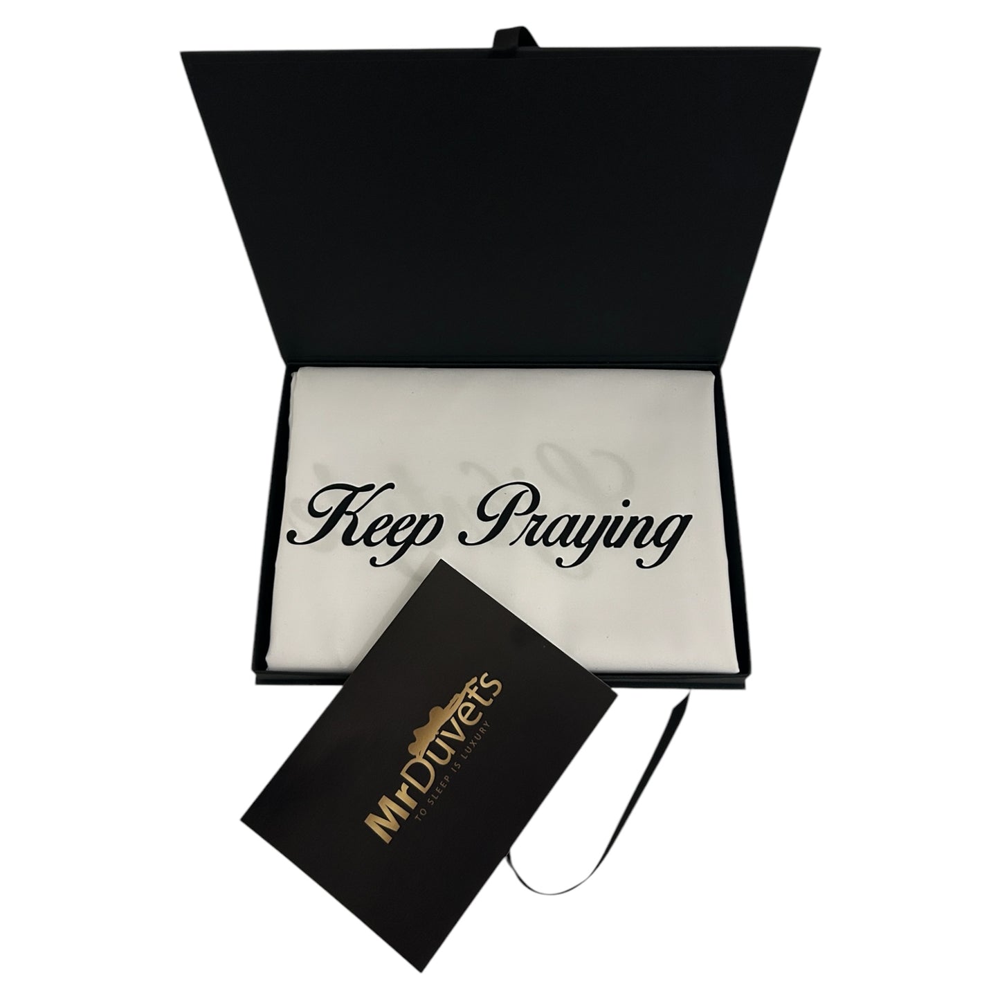 Keep Praying White Pillowcase Set